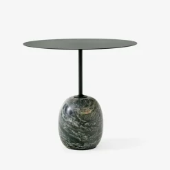 &Tradition Side Tables*Lato LN9 side table, Deep -Verde Alpi Marble Green
