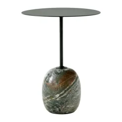 &Tradition Side Tables*Lato side table LN8, Deep -Verde Alpi Marble Green