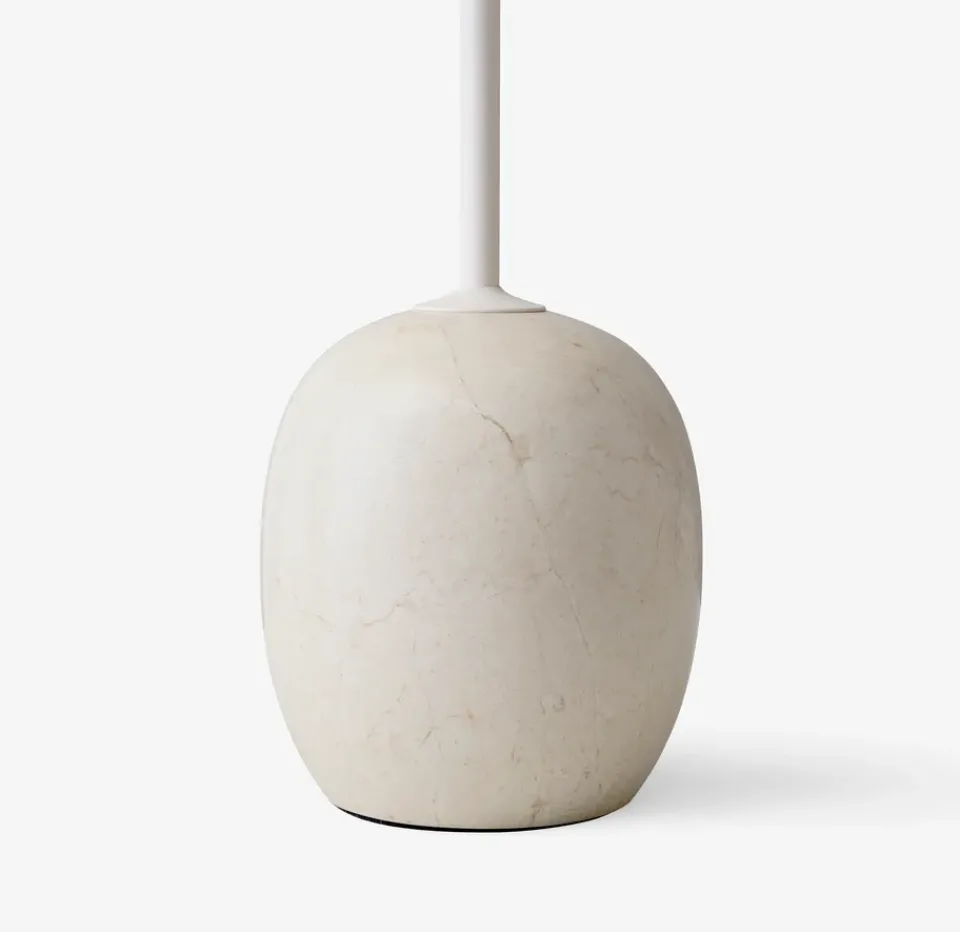 &Tradition Side Tables*Lato side table LN8, Ivory -Crema diva marble White