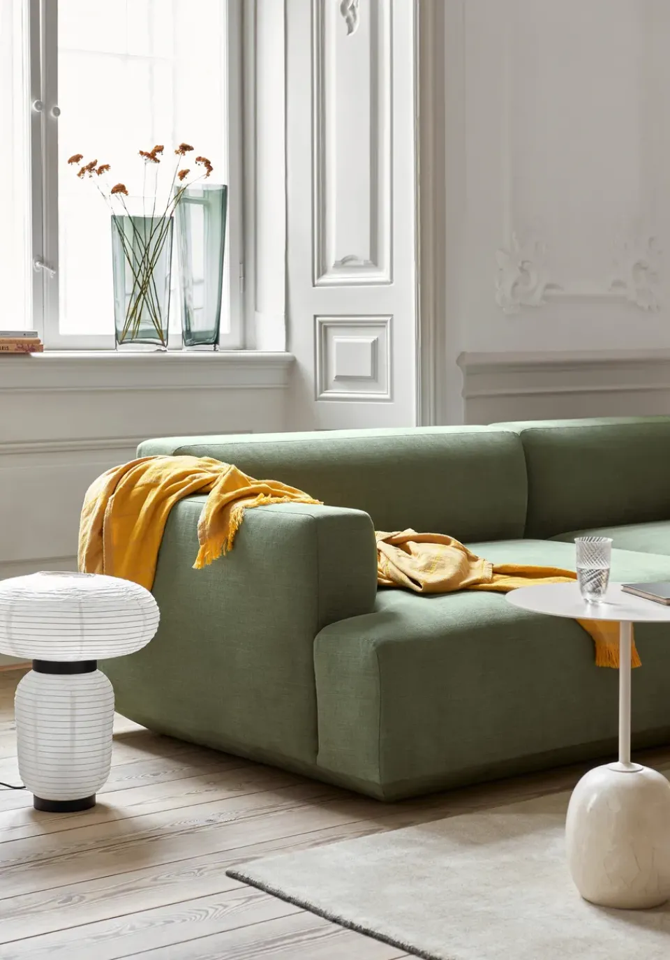 &Tradition Side Tables*Lato side table LN8, Ivory -Crema diva marble White