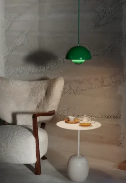 &Tradition Side Tables*Lato side table LN8, Ivory -Crema diva marble White