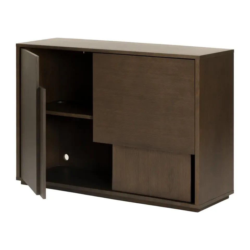 Design House Stockholm Dressers & Sideboards*Layer sideboard, Dark oak, 120x82 cm Brown