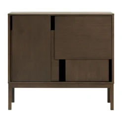 Design House Stockholm Dressers & Sideboards*Layer sideboard, Dark oak, 120x110, with legs Brown