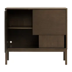 Design House Stockholm Dressers & Sideboards*Layer sideboard, Dark oak, 120x110, with legs Brown