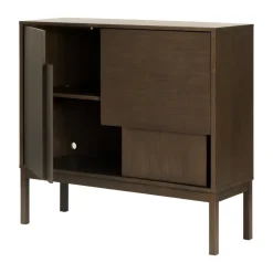Design House Stockholm Dressers & Sideboards*Layer sideboard, Dark oak, 120x110, with legs Brown