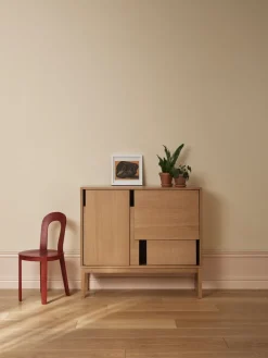 Design House Stockholm T.V & Media Units|Dressers & Sideboards*Layer sideboard, Oak, 120x110, with legs Beige