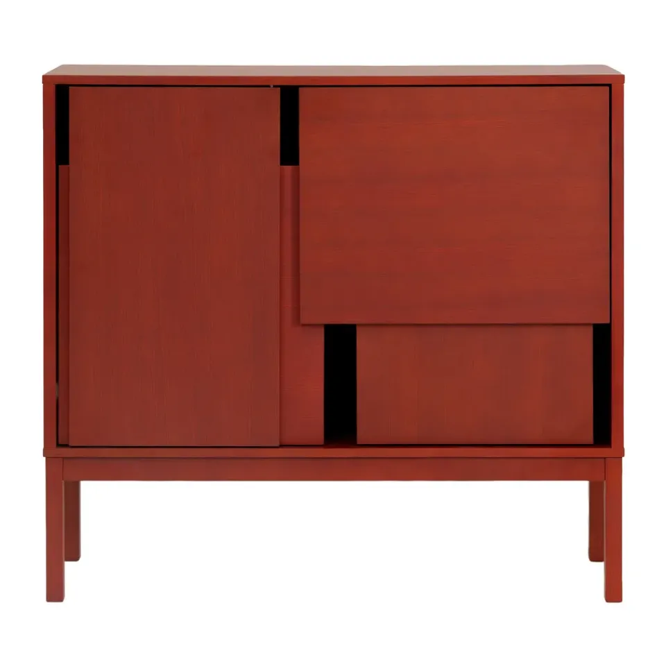 Design House Stockholm Dressers & Sideboards*Layer sideboard, , 120x110, with legs Red