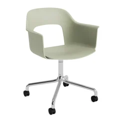 HAY Office Chairs*Layout Armchair 261 chair, Bottle -polished aluminium Green