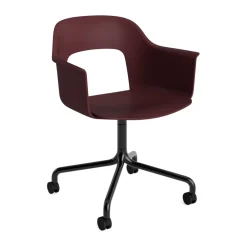 HAY Office Chairs*Layout Armchair 261 chair, Bordeaux-black Red