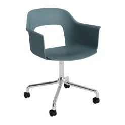 HAY Office Chairs*Layout Armchair 261 chair, Ocean-polished aluminium Blue