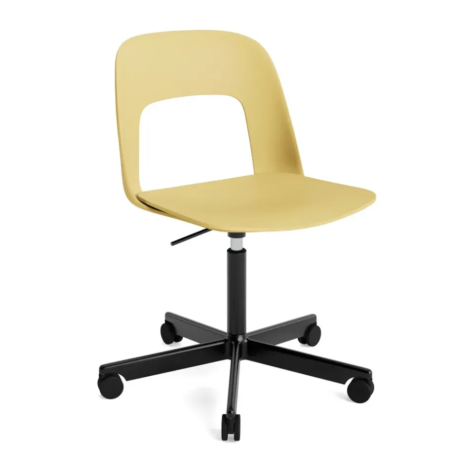 HAY Office Chairs*Layout Chair 141 chair, Biscotti-black Yellow
