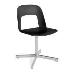 HAY Office Chairs*Layout Chair 131 chair, -polished aluminium Black