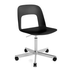 HAY Office Chairs*Layout Chair 141 chair, -polished aluminium Black