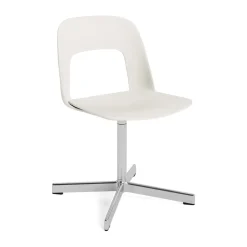 HAY Office Chairs*Layout Chair 131 chair, Cream -polished aluminium White