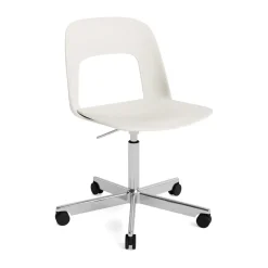 HAY Office Chairs*Layout Chair 141 chair, Cream -polished aluminium White