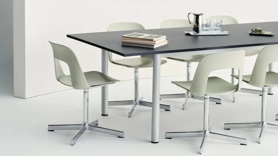 HAY Office Chairs*Layout Chair 131 chair, Pastel -black Green