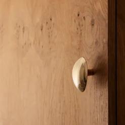 Ferm Living Clothes Hooks & Hangers*Lemon hook, brass Gold-coloured