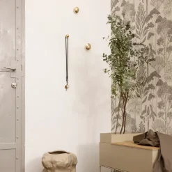 Ferm Living Clothes Hooks & Hangers*Lemon hook, brass Gold-coloured