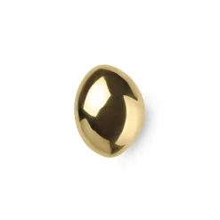 Ferm Living Clothes Hooks & Hangers*Lemon hook, brass Gold-coloured