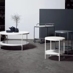 SMD Design Coffee Tables*Lene coffee table, , white pigmented ash veneer Grey