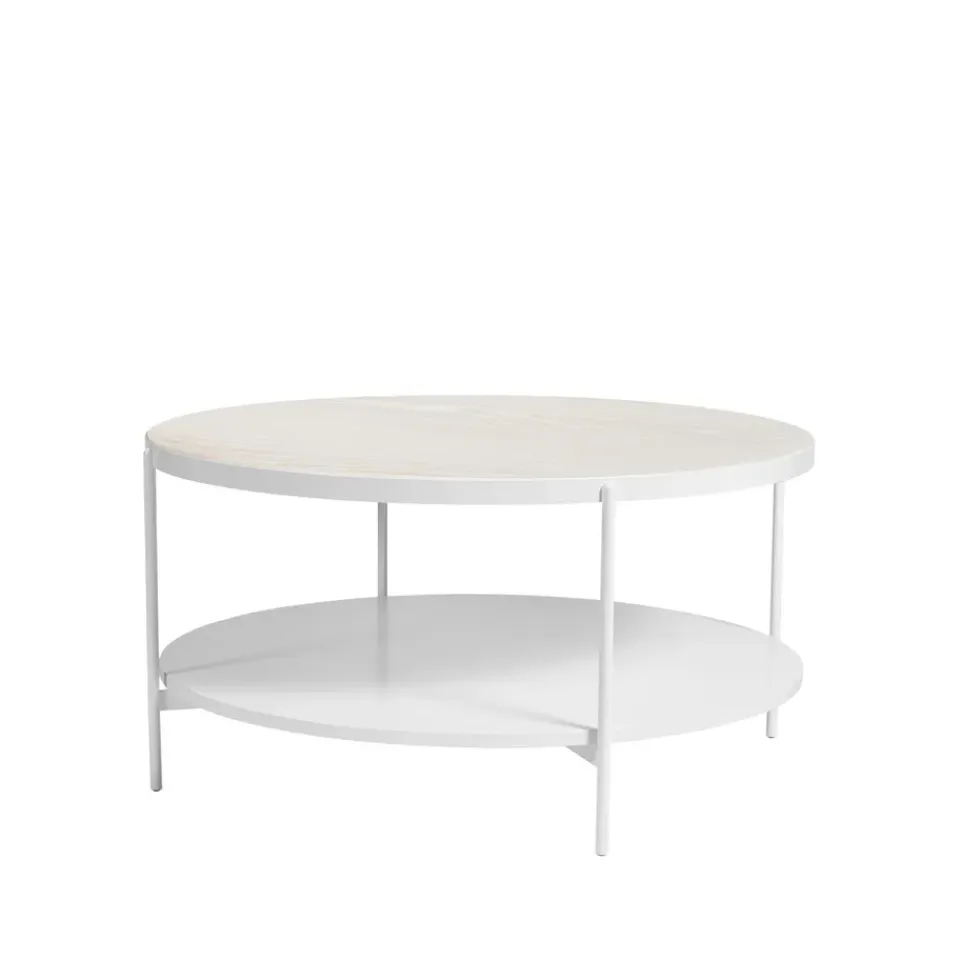 SMD Design Coffee Tables*Lene coffee table, , pigmented ash veneer White