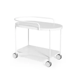 SMD Design Serving Trolleys*Lene serving trolley, , mdf White