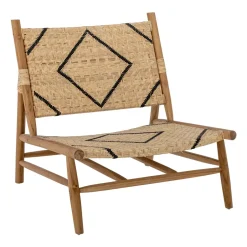 Bloomingville Armchairs & Footstools|Chairs*Lennox lounge chair, Natural-teak BeigeBrown