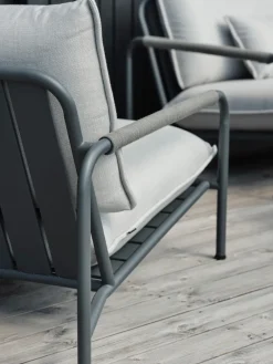 Brafab Outdoor Lounge Furniture*Lerberget lounge chair, Anthracite-ash Grey