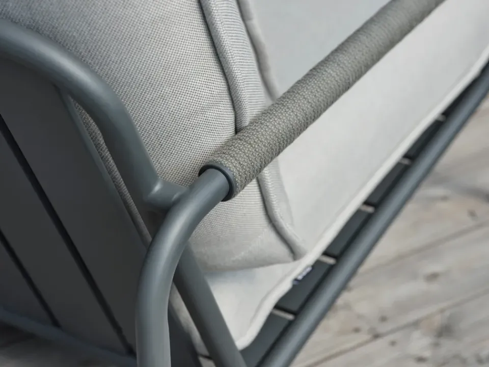 Brafab Outdoor Lounge Furniture*Lerberget lounge chair, Anthracite-ash Grey