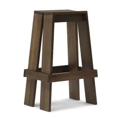 Normann Copenhagen Bar Stools*Let bar stool 75 cm, Stained Ash Brown