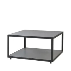 Cane-line Outdoor Lounge Furniture*Level coffee table ceramic 79x79 cm, Light -lava Grey