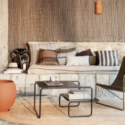 Ferm Living Outdoor Lounge Furniture*Level coffee table 60x79 cm, Black