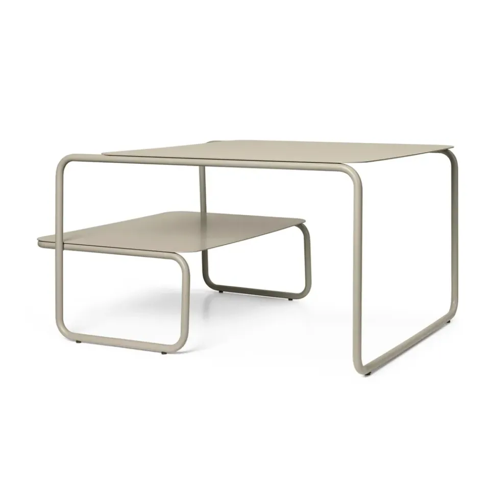 Ferm Living Table For Outdoor Use|Outdoor Lounge Furniture*Level coffee table 60x79 cm, Cashmere Beige