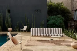 Ferm Living Table For Outdoor Use|Outdoor Lounge Furniture*Level coffee table 60x79 cm, Cashmere Beige