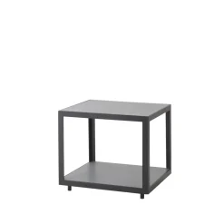 Cane-line Table For Outdoor Use*Level side table, Light ceramic-lava Grey