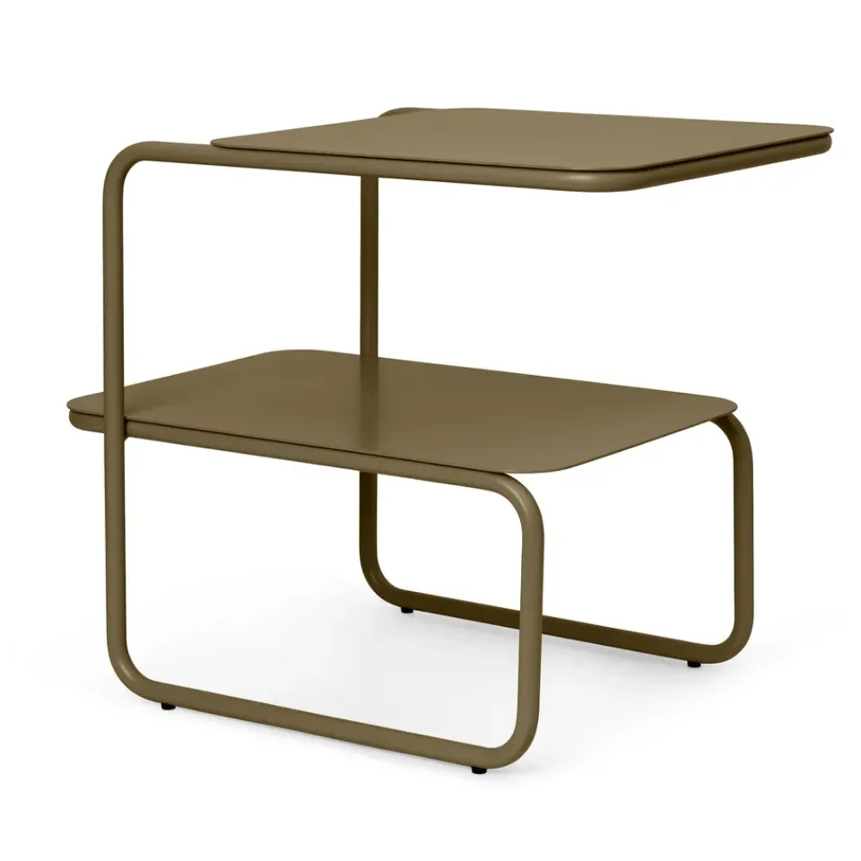 Ferm Living Table For Outdoor Use*Level side table, Olive Green