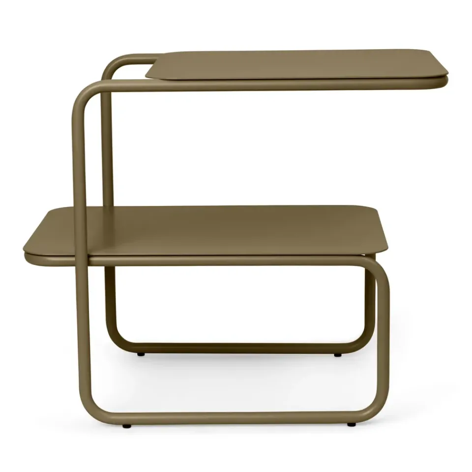 Ferm Living Table For Outdoor Use*Level side table, Olive Green