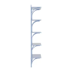 Swedese Shelves & Shelving Systems*Levi shelf 5 shelves, ILKE -brass, 90 cm Blue