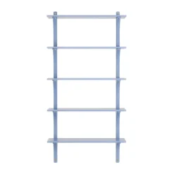 Swedese Shelves & Shelving Systems*Levi shelf 5 shelves, ILKE -brass, 90 cm Blue