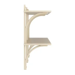 Swedese Shelves & Shelving Systems*Levi shelf, Lacquered ash-brass, 2 shelves, 180 cm Beige