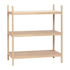 Hübsch Shelves & Shelving Systems*Library shelf small, Oak Beige