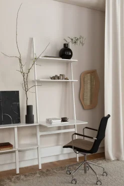 Swedese Desks*Libri writing table, Ash glazed White