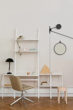 Swedese Desks*Libri writing table, Ash glazed White