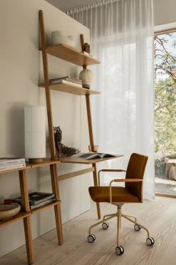 Swedese Desks*Libri writing table, Oak laquered Beige
