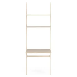 Swedese Desks*Libri writing table, Oak white pigmented Beige