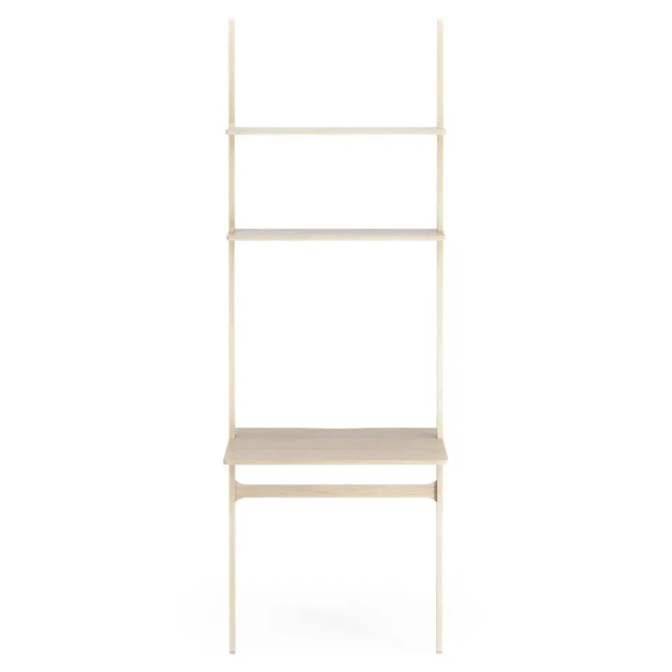 Swedese Desks*Libri writing table, Oak white pigmented Beige