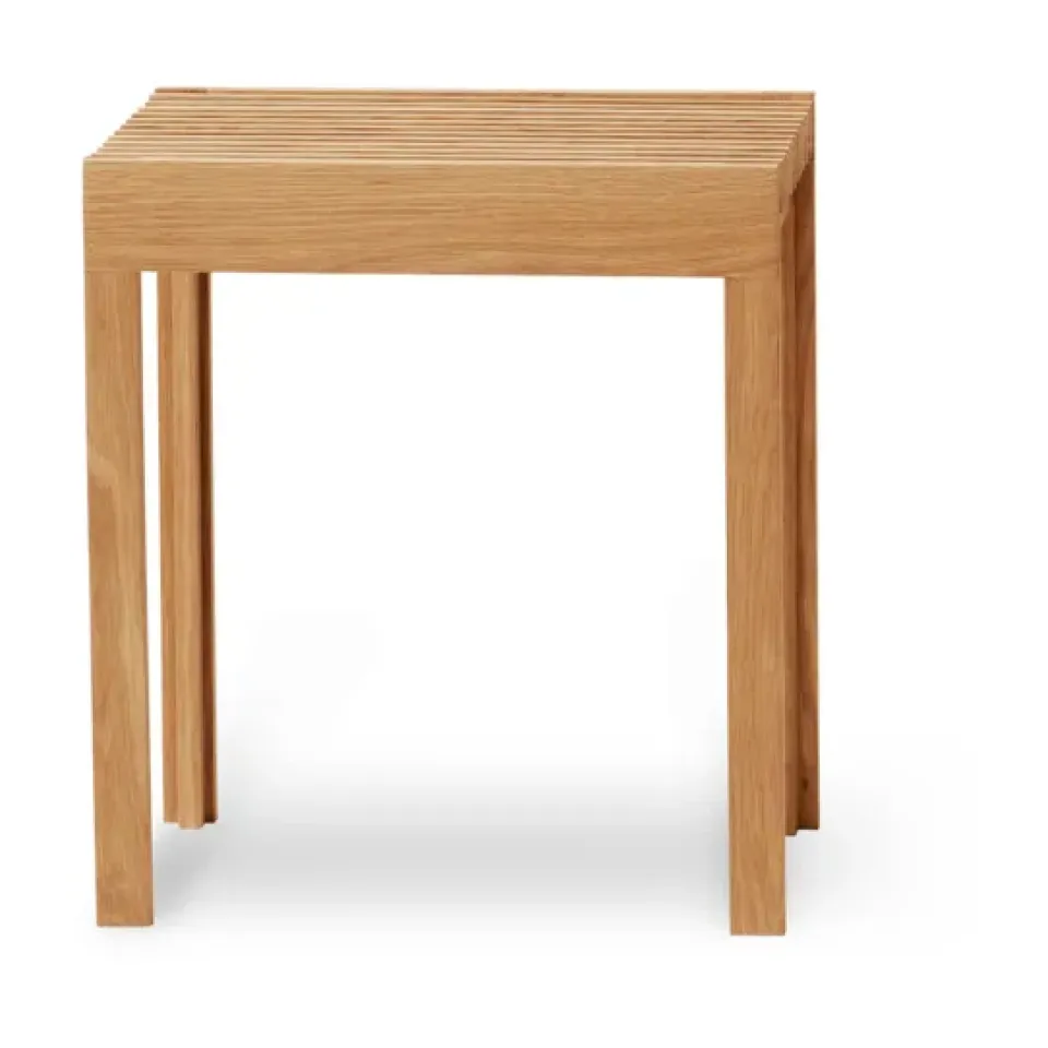 Form & Refine Stools*Lightweight stool 40x45 cm, Oak Brown