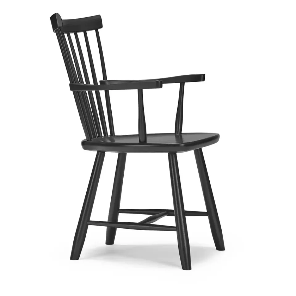 Stolab Chairs*Lilla Åland armchair, (beech) Black