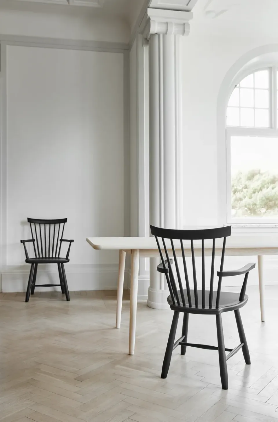 Stolab Chairs*Lilla Åland armchair, (beech) Black