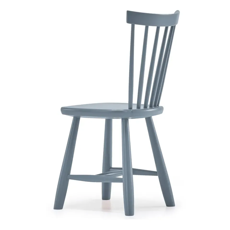 Stolab Children's Chairs|Children's Chairs*Lilla Åland children's chair birch 33 cm, Thunder 66 Blue